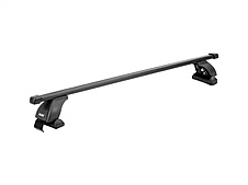Багажная система Toyota Hilux VII пикап 4д 2006-2015 с прямоугольными дугами.