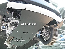 Защита радиатора и двигателя BMW Х1 E84 2009-2014 V-1,8; 2,0 2WD (2 части)