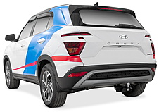 Фаркоп под квадрат Hyundai Creta I, II 2016-2021 2021-н.в.