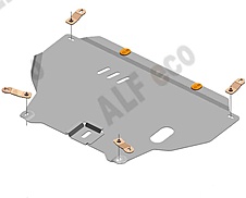 Защита двигателя и КПП Peugeot Bipper 2008-2014 V-1,4D